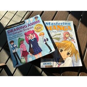 2 Manga Anime Drawing Books Christopher Hart Mark Grilled Guide Young Artists
